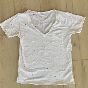 NWOT ANINE BING Distressed T-shirt